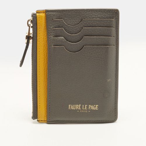 Calibre Zip Leather Card Case - Faure Le Page - Modalova