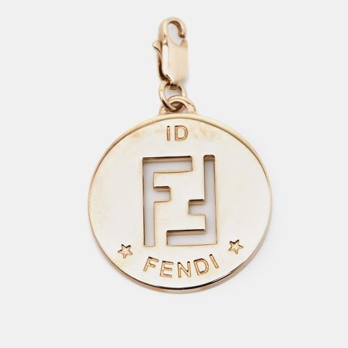 Fendi FF Identification Gold Tone Charm - Fendi - Modalova