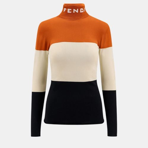 Fendi Multicolor Lycra Sweater S - Fendi - Modalova