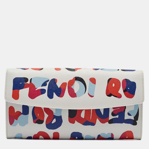 Fendi Multicolor Leather Crayons Continental Wallet - Fendi - Modalova