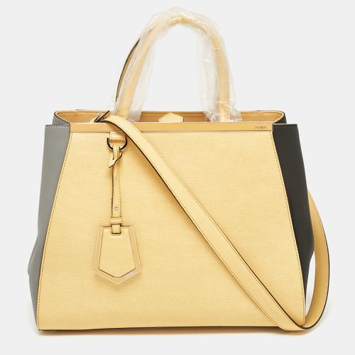 Fendi Tricolor Leather Medium 2Jours Tote - Fendi - Modalova