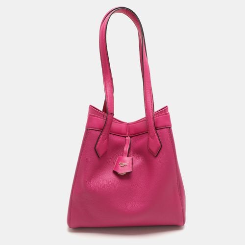 Fendi Fuchsia Leather Medium Origami Tote - Fendi - Modalova