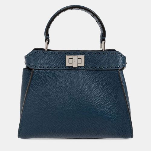 Fendi Pavone Palladio Peekaboo Mini Tote Bag - Fendi - Modalova