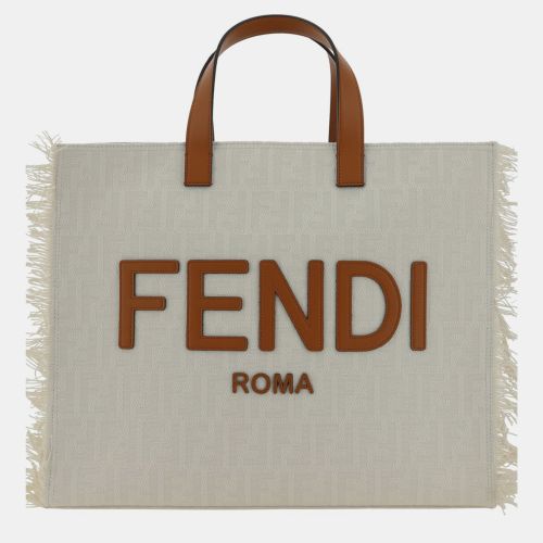 Fendi Grezzo Brandy Pall Shopping Bag - Fendi - Modalova