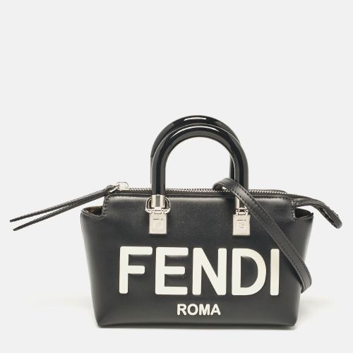 Fendi Black Leather Mini By The Way Boston Bag - Fendi - Modalova