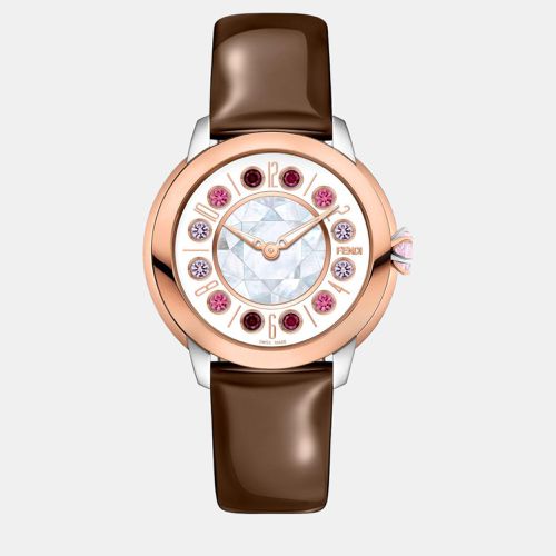 Fendi Brown calfskin leather watch - Fendi - Modalova