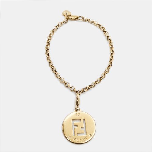 FF Identification Charm Tone Bracelet - Fendi - Modalova