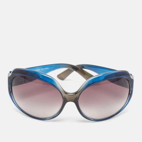 Fendi Black Gradient Blue FS500 Oversized Sunglasses - Fendi - Modalova