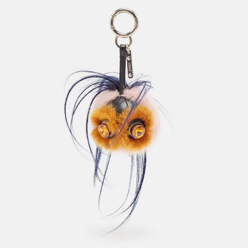 Fendi Multicolor Mink & Fox Fur QuTweet Birgami Bug Bag Charm - Fendi - Modalova