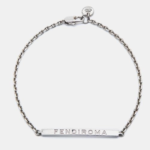 Fendi Fendiroma Silver Tone Bracelet - Fendi - Modalova