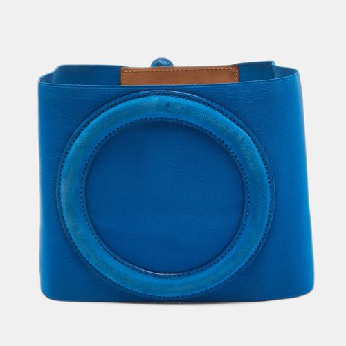 Fendi Blue Elastic and Leather Waist Belt 70 CM - Fendi - Modalova