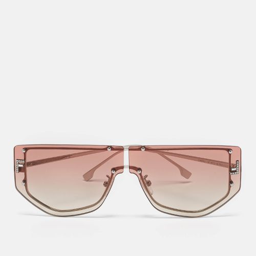 Fendi Brown Gradient FF40096U Fendi First Shield Sunglasses - Fendi - Modalova