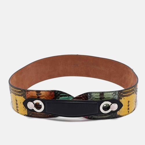 Fendi Multicolor Watersnake Leather Waist Belt 85CM - Fendi - Modalova