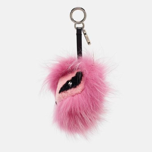 Fox Fur and Shearling Crystal Tria Monster Bug Bag Charm - Fendi - Modalova