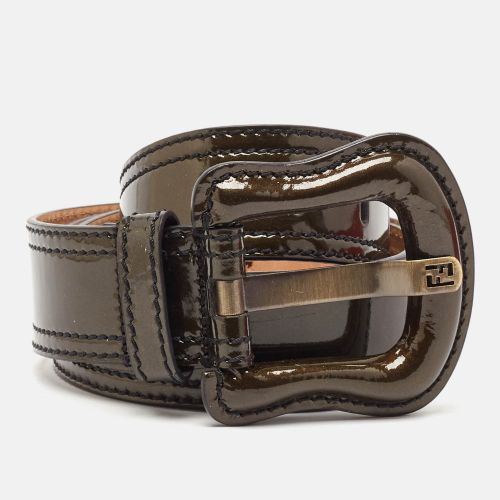 Fendi Green Patent Leather B Buckle Belt 100 CM - Fendi - Modalova