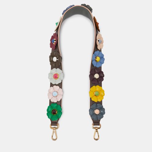 Fendi Multcolor Leather Flowerland Strap You Shoulder Bag Strap - Fendi - Modalova