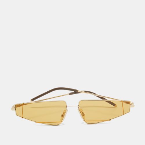 Fendi Yellow FFM0054/S Geometric Sunglasses - Fendi - Modalova