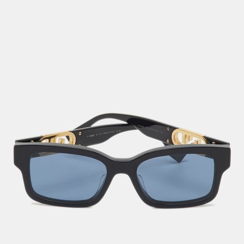 Fendi Black FF 40050F Logo Square Sunglasses - Fendi - Modalova