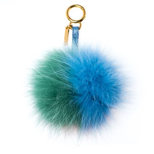 Fendi Multicolor Fox Fur Pom Pom Bag Charm - Fendi - Modalova