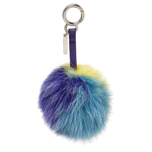 Fendi Tricolor Fur Pom Pom Bag Charm - Fendi - Modalova