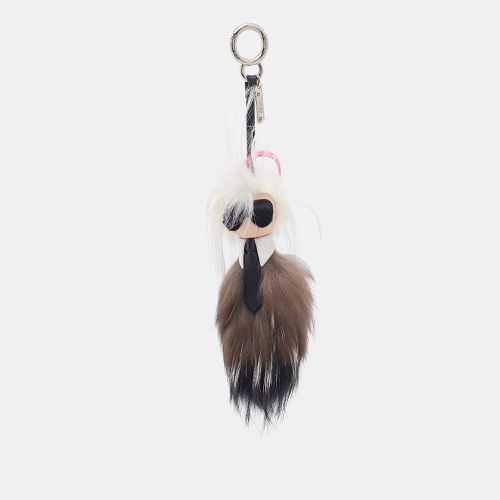 Fendi Multicolor Fox & Mink Fur Karlito Bag Charm - Fendi - Modalova