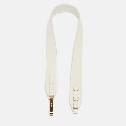 Fendi White Leather Shoulder Strap - Fendi - Modalova