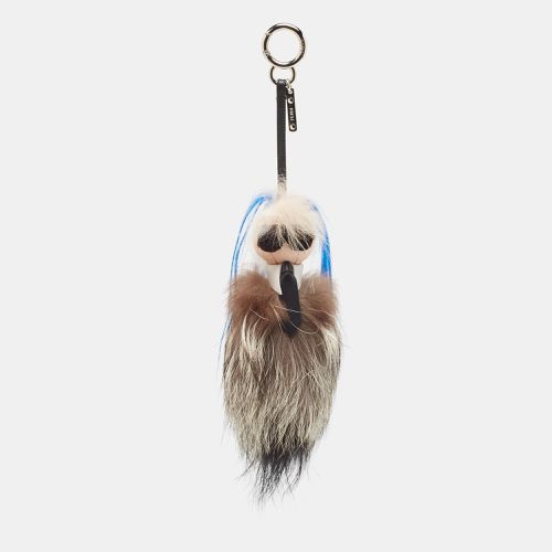 Fendi Multicolor Mink Fur and Leather Karlito Bag Charm - Fendi - Modalova