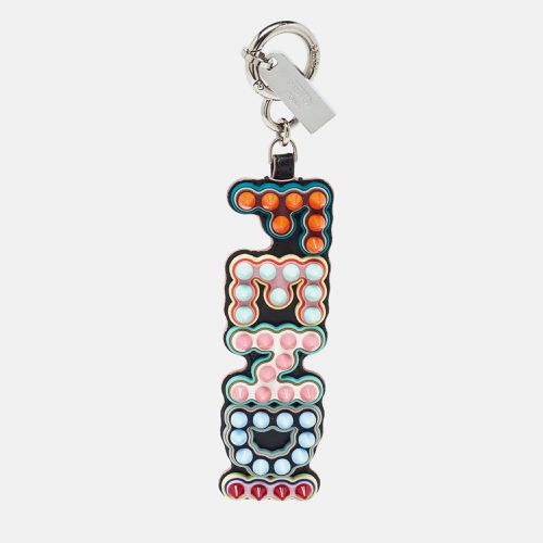 Fendi Multicolor Leather Logo Spike USB Key Chain - Fendi - Modalova