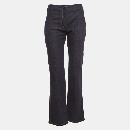 Fendi Navy Blue Denim High Rise Jeans S Waist 28" - Fendi - Modalova