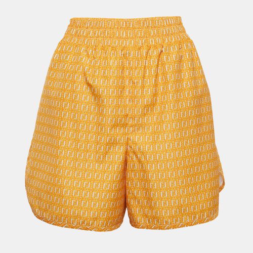 FF Print Synthetic Gym Shorts L - Fendi - Modalova