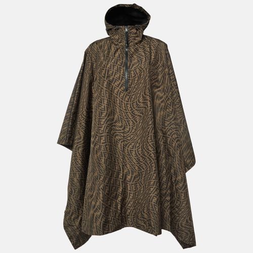 Zucca Print Synthetic Hooded Jacket One Size - Fendi - Modalova