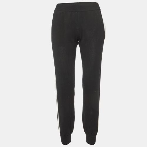 Fendi Black Cotton Knit Jogger Pants S - Fendi - Modalova