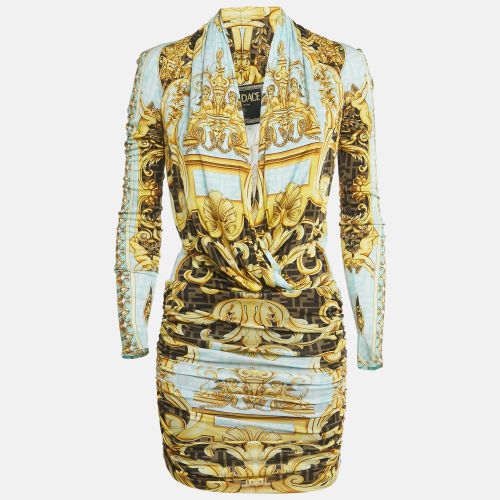 Fendace Baroque Print Jersey Bodysuit & Skirt Set M/S - Fendi x Versace - Modalova