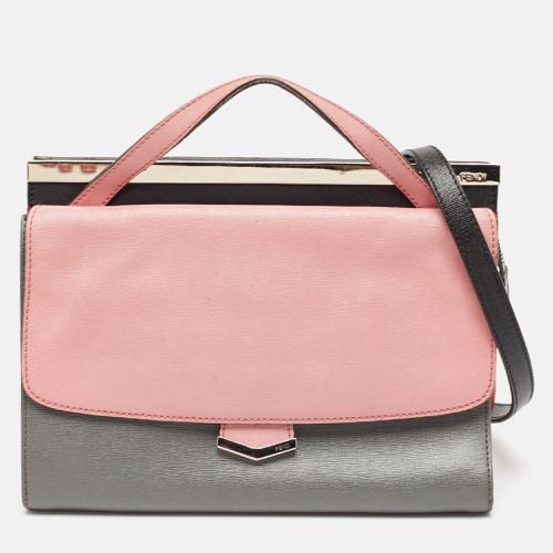 Fendi Tricolor Leather Small Demi Jour Top Handle Bag - Fendi - Modalova