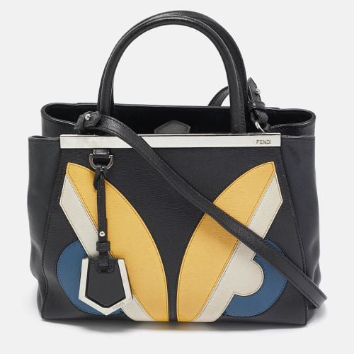 Fendi Black Leather Monster Petite Sac 2jours Tote - Fendi - Modalova