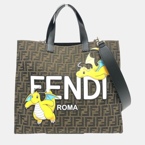 Fendi Brown Zucca Tote Bag - Fendi - Modalova