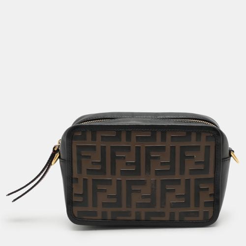 Brown FF Embossed Leather Mini Camera Crossbody Bag - Fendi - Modalova