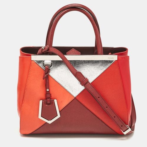 Fendi Multicolor Leather Small Patchwork 2Jours Tote - Fendi - Modalova