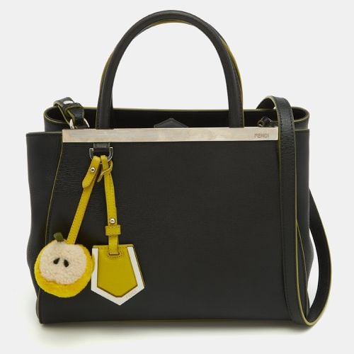 Fendi Black/Green Leather Petite Sac 2jours Tote - Fendi - Modalova