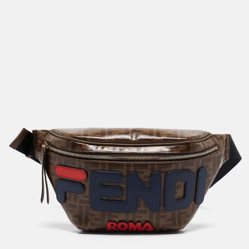 Fendi Brown Zucca Coated Canvas and Leather Spalmati Mania Belt Bag - Fendi - Modalova