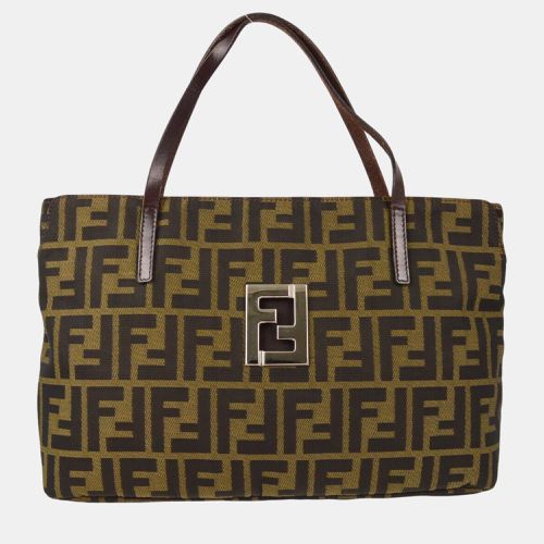 Fendi Brown Zucca Tote Handbag - Fendi - Modalova