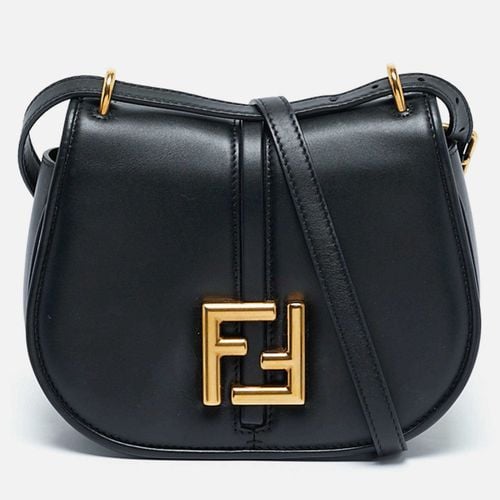 Fendi Black Leather Small C'Mon Flap Shoulder Bag - Fendi - Modalova