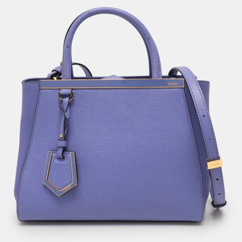 Fendi Purple Leather Small 2Jours Tote - Fendi - Modalova