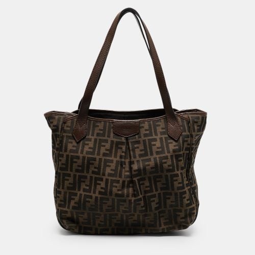 Fendi Brown/Tobacco Zucca Canvas Grande Shopper Tote - Fendi - Modalova