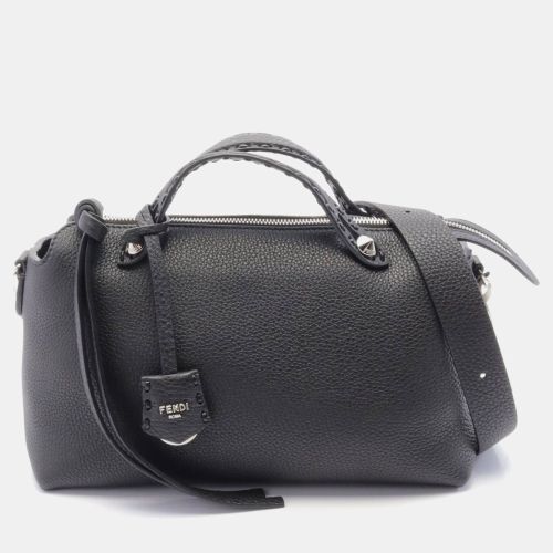 Fendi Black Leather By The Way Selleria Medium Handbag - Fendi - Modalova