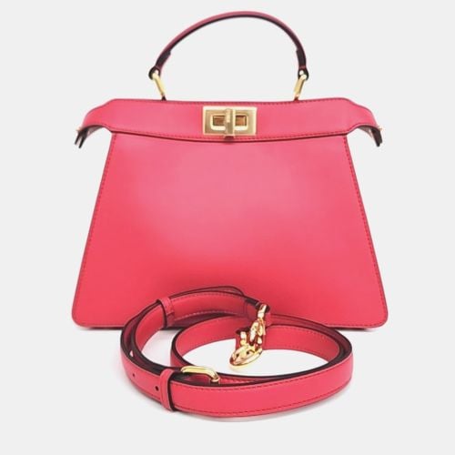 Fendi Pink Leather Peekaboo I See U Small Bag - Fendi - Modalova