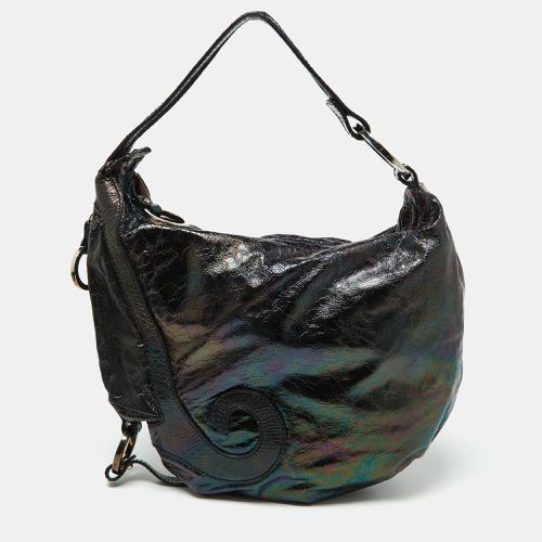 Fendi Multicolor Iridescent Leather Biga Hobo - Fendi - Modalova