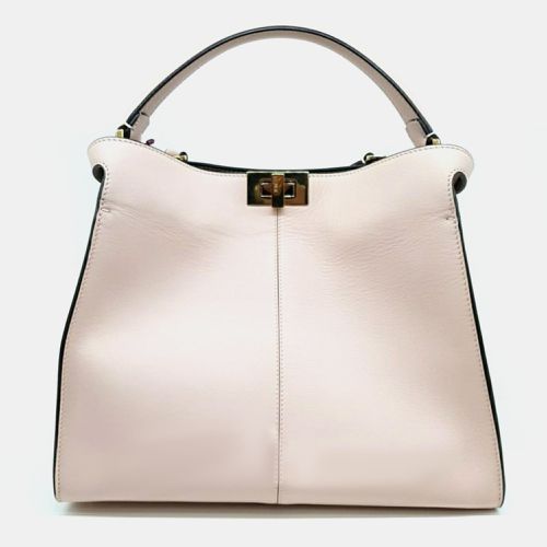 Fendi Pink Leather Peekaboo X Lite Tote Bag - Fendi - Modalova