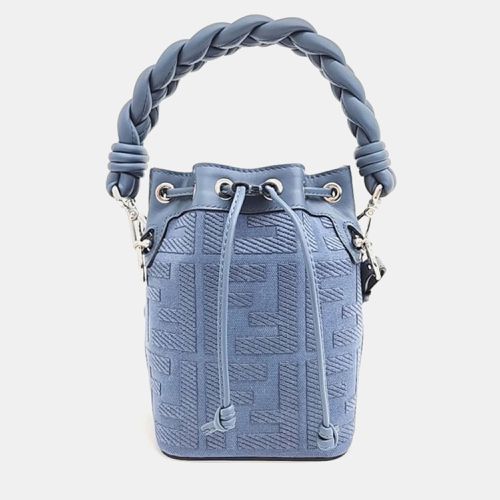 Fendi Blue Mon Tresor Mini Bucket Bag - Fendi - Modalova