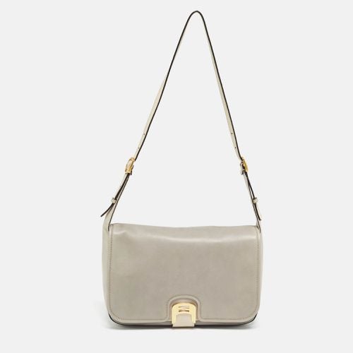 Fendi Two Tone Grey Leather Chameleon Shoulder Bag - Fendi - Modalova